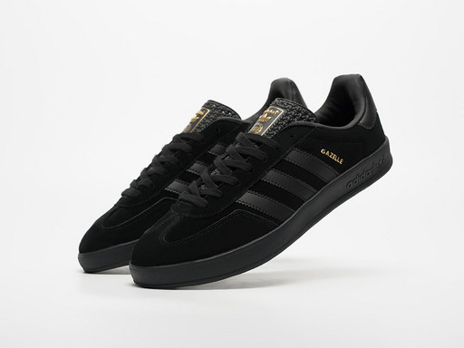 Adidas gazelle all black suede online