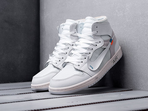 Кроссовки Nike Air Jordan 1 x Off-White (12005)