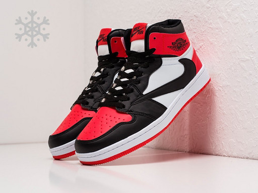 Кроссовки Nike Air Jordan 1 x Travis Scott (27669)