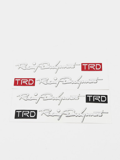 3D наклейка TRD на дверные ручки