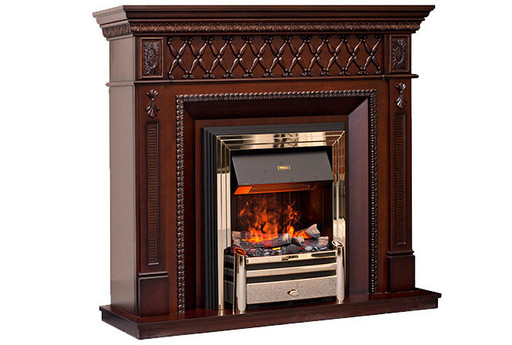 Портал Alexandria (классика Opti-Myst и Optiflame) махагон коричневый антик