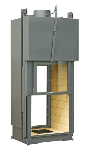 Дровяная топка Totem Recto Vertivision 900 -Verso Battant