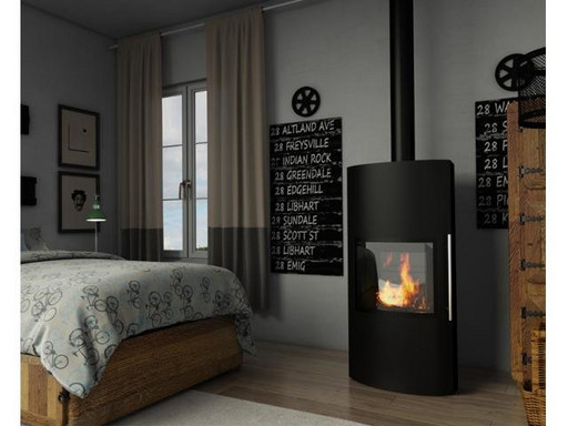 Дровяная печь EMBER Гордана 480 L black