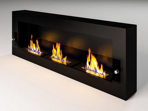 Биокамин Fire Line Glass black
