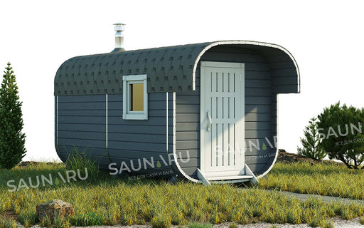 SAUNARU Баня-бочка Квадро PREMIUM BS-45Q