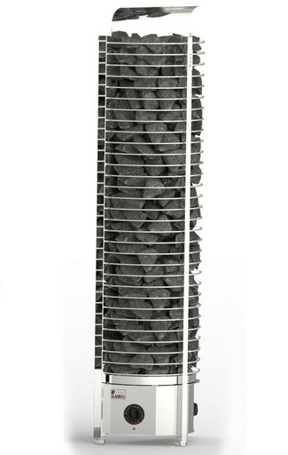 Электрическая печь для сауны SAWO  Серия Tower TH3-35NB-WL-P (380В, 3-6м3, 3.5кВт). Электрокаменка, Электропечь для бани