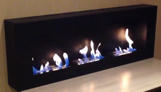 Биокамин Fire line black