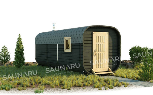 SAUNARU Баня-бочка Квадро PREMIUM BS-60Q