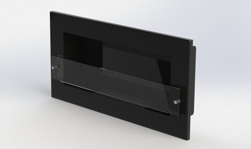 Биокамин Window Glass black