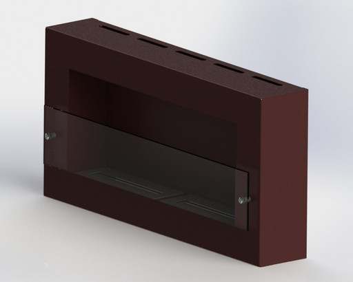 Биокамин Window Fat II Glass burgundy "Арома"
