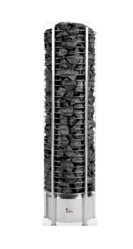 Электрическая печь для сауны SAWO Серия Tower TH3-35Ni2-P (220В / 380В, 3-6м3, 3.5кВт). Электрокаменка, Электропечь для бани