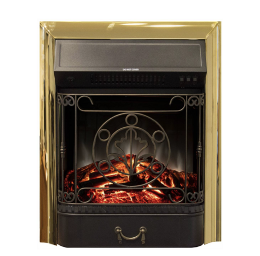 REAL FLAME Электроочаг Majestic Lux Brass /Маджестик Люкс Брасс