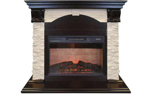 REAL FLAME Электрокамин Dublin LUX STD/EUG/24 AO (DN) /Дублин Люкс/с Irvine 24