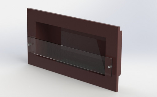 Биокамин Window Glass burgundy
