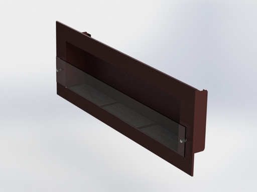 Биокамин Window III Glass burgundy "Арома"