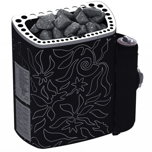 Электрическая печь для сауны SAWO Серии Mini и Mini X MN-36NB-DRF-BL-P (220В / 380В, 3-6м3, 3.6кВт). Электрокаменка, Электропечь для бани