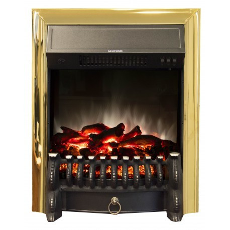 REAL FLAME Электроочаг Fobos Lux Brass /Фобос Люкс Брасс