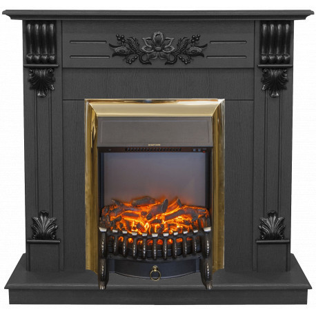 REAL FLAME Электрокамин Ottawa STD/EUG DN /Оттава/ с Fobos s Lux BR