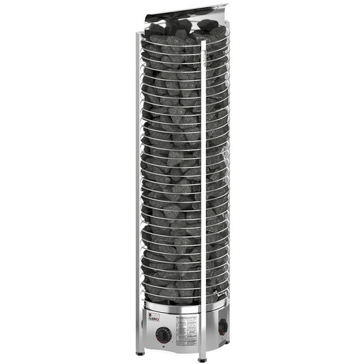 Электрическая печь для сауны SAWO Серия Tower TH3-45NB-WL-P (380В, 3-6м3, 4.5кВт). Электрокаменка, Электропечь для бани