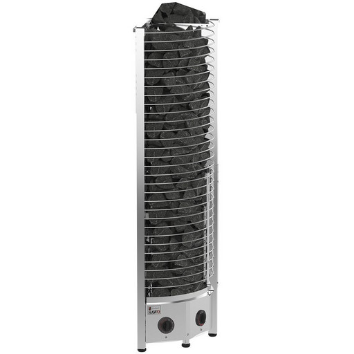 Электрическая печь для сауны SAWO Серия Tower TH3-35NB-CNR-P (220В / 380В, 3-6м3, 3.5кВт). Электрокаменка, Электропечь для бани