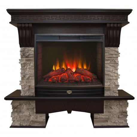 REAL FLAME Электрокамин Rockland 25/25,5 /Рокланд/с Evrika 25,5 LED