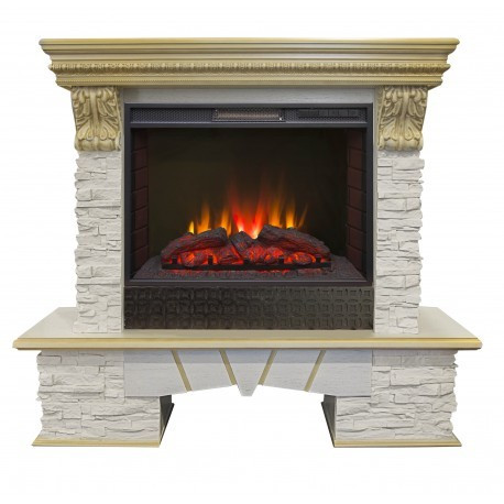 REAL FLAME Электрокамин Rockland LUX 25/25,5 /Рокланд Люкс/с Sparta 25,5 LED