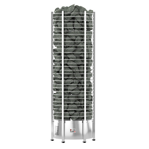 Электрическая печь для сауны SAWO Серия Tower TH6-120NS-P (380В, 11-18м3, 12кВт). Электрокаменка, Электропечь для бани