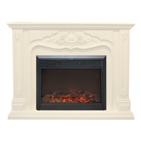 REAL FLAME Электрокамин Victoria 26 WT /Виктория/ с Moonblaze Lux Bl/Br