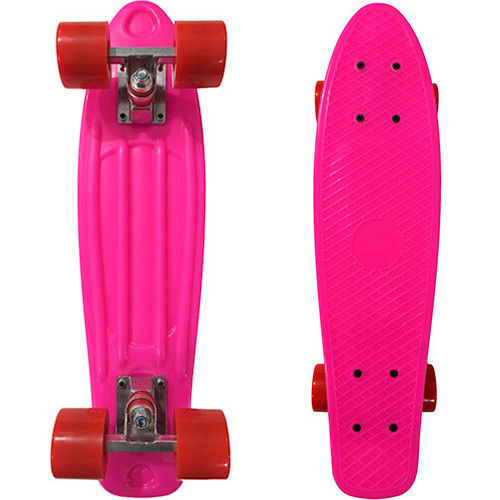 Penny Board Original Pink S Oranzhevymi Kolesami