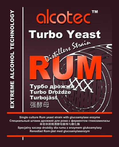 Дрожжи для приготовления рома Alcotec RUM turbo