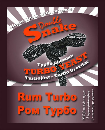 Турбо дрожжи Double Snake RUM Turbo