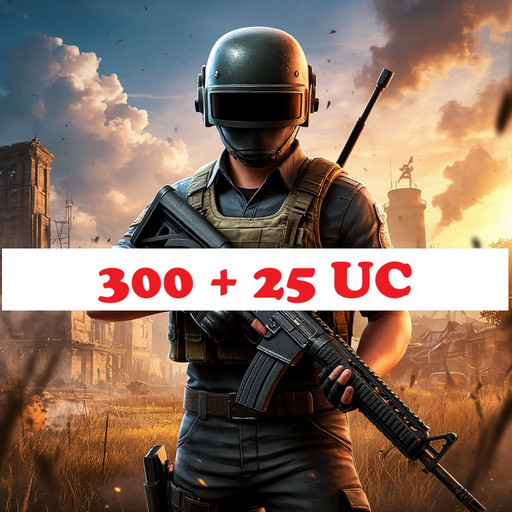 300+25 = 325 UC PUBG mobile