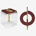 Кальян комплект Hoob Atom | Wine Red x Gold