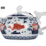 (MCH2) Чайник # 51556, фарфор, 225 мл.