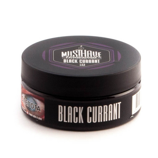 Musthave 125 гр Blackcurrant Musthave 125 гр Blackcurrant