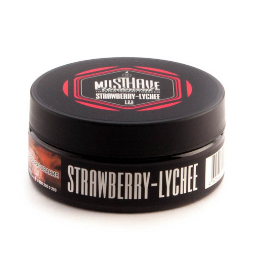 Musthave 125 гр Strawberry lychee Musthave 125 гр Strawberry lychee