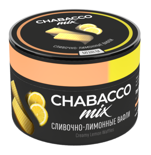Chabacco Mix 50 Creamy lemon waffles (Сливочно-лимонные вафли)