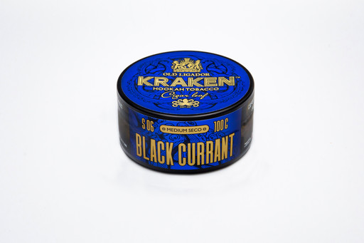 (M) Табак для кальяна «Kraken» Medium Seco Черная смородина /S06/100гр.