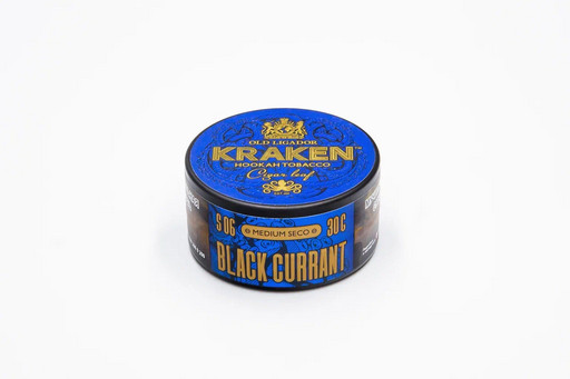 (M) Табак для кальяна «Kraken» Medium Seco Черная смородина /S006/30гр.