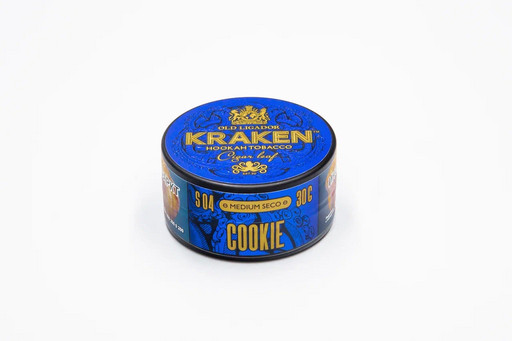 (M) Табак для кальяна «Kraken» Medium Seco Печенье /S04/30гр.