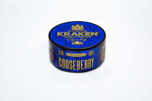 (M) Табак для кальяна «Kraken» Medium Seco Крыжовник /S09/100гр. (M) Табак для кальяна «Kraken» Medium Seco Крыжовник /S09/100гр.