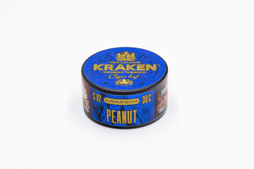 (M) Табак для кальяна «Kraken» Medium Seco Арахис /S002/30гр.