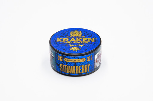 (M) Табак для кальяна «Kraken» Medium Seco Клубника /S003/30гр.