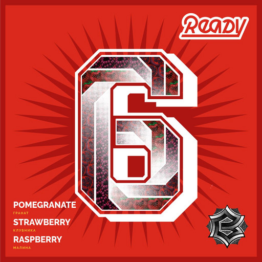 Ready 30 гр №06 Pomegranate,Strawberry, Raspberry
