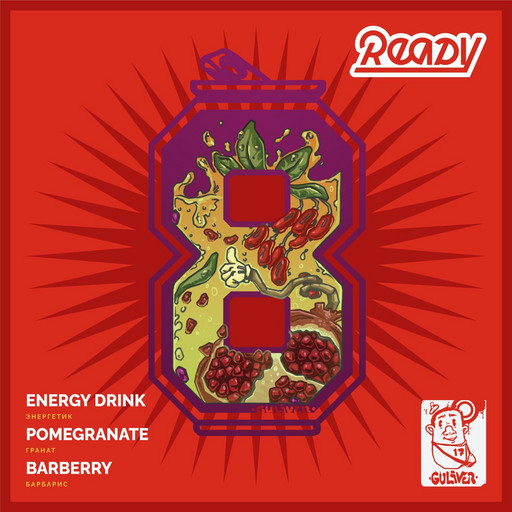 Ready 30 гр №08 EnergyDrink, Pomegranate, Barberry