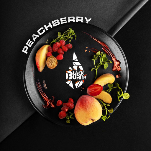 (M) Burn Black 25 г Peachberry (Земляника и Персик)