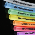 Силиконовый шланг прозрачный Kaya c логотипом, белый желтый зеленый красный оранжевый персик розовый синий