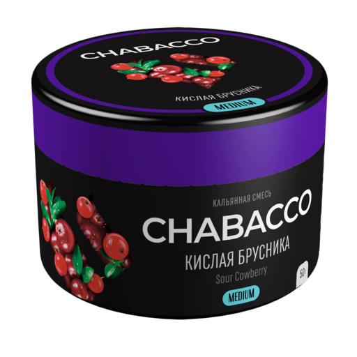 (M) Chabacco 50 Sour Cowberry (Кислая брусника)