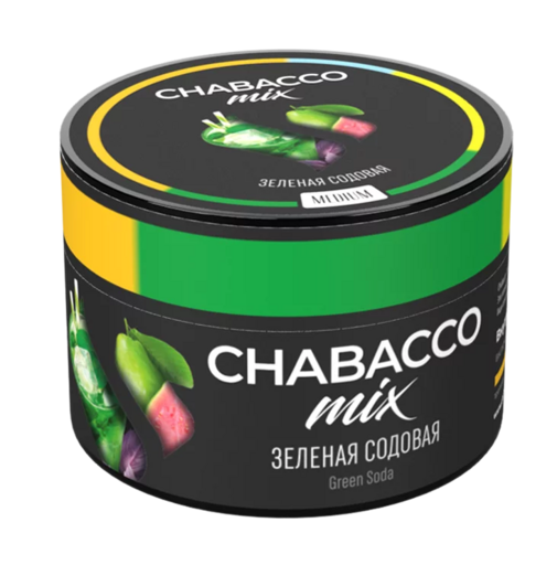 Chabacco Mix 50 Green Soda (Зеленая содовая)