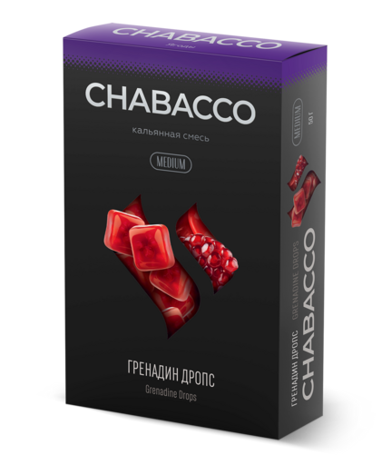 Chabacco 50 Grenadine drops (Гренадин Дропс)